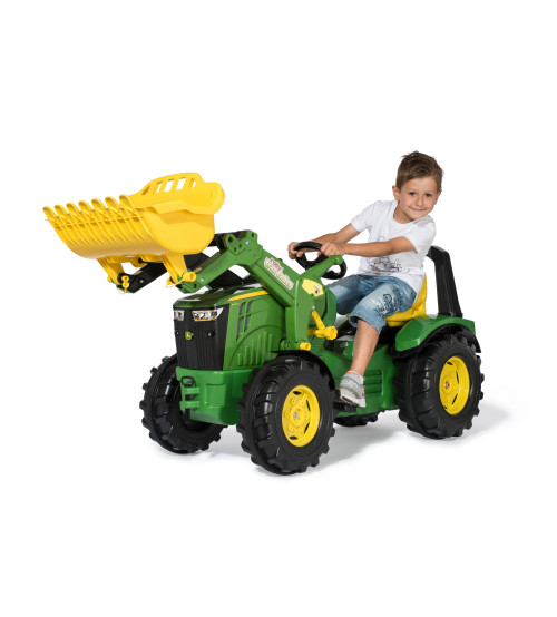 Traktors ar pedāļiem rollyX-Trac Premium John Deere 8400R ar kausu 651047 ( 3 - 10 gadiem) Vācija